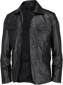 Blousons en toile et cuir de haute qualité pour hommes – Respirants, élégants, chauds et tendance pour l'hiver, à prix abordable, pour un look impeccable - Product Image 6