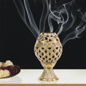 Brûleur d'encens en laiton, religieux, écologique, traditionnel, décoratif, pour la méditation, les prières et le soutien spirituel quotidien - Product Image 5