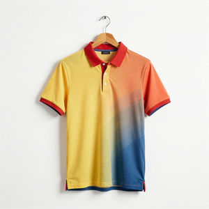 Camiseta Polo Deportiva de Golf para Hombre, Personalizada con Impresión o Bordado, de Alta Calidad, Transpirable, de Algodón y Poliéster, Económica, que Absorbe la Humedad - Product Image 5