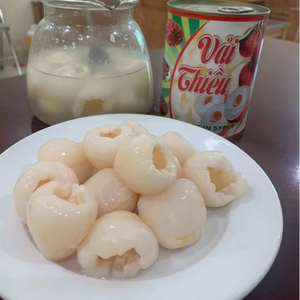 Lychees en conserve de qualité supérieure, fruits tropicaux, en sirop, pour cocktails - Product Image 1