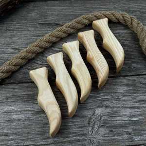 Manijas de Madera para Puertas, Tiradores de Madera Sólida, Herrajes de Madera Natural, Diseño Rústico, Hechos a Mano para Decoración Interior del Hogar - Product Image 2
