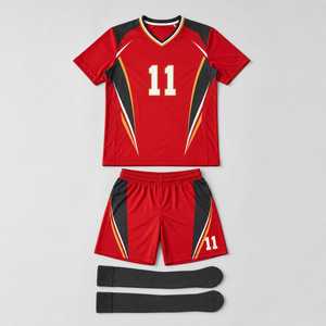 Tenue de football personnalisée par sublimation pour hommes et jeunes, maillot et short de football à séchage rapide, vêtements de sport d'équipe, fabricant OEM - Product Image 3