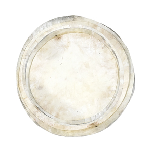 Premium Calf / Buffalo skin Rawhide <b>Drum</b> Heads Natural White Finish | Brilliant Tone & Pristine Appearance (10" - 26") - Product Image 1