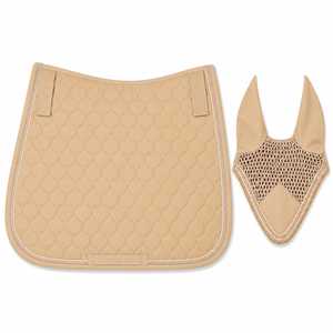 Almohadilla acolchada verde lima para silla de montar, cubrecuello de malla transpirable, conjunto de ropa de equitación unisex, material personalizado, fusión sin costuras - Product Image 2