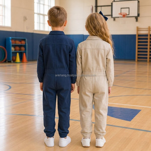 Mono Escolar Personalizable de Tejido Liso de Mezcla de Poliéster/Algodón para Niños de Primaria, Marca Future - Product Image 2