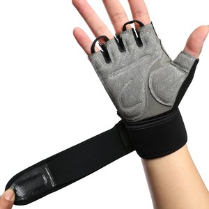 Breathable Shock Absorbing Fingerless Gym <b>Gloves</b> for Men Women Workout Fitness Exercise <b>Training</b> for <b>Weight</b> Lifting - Product Image 5