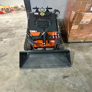 Small Crawler Mini Skid Steer Loader Brand New EPA Engine <b>Pump</b> Kubota Engine Hydraulic Components Rubber <b>Track</b> - Product Image 3