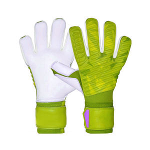 Gants de gardien de but de football professionnels pour adultes et jeunes, à doigts entiers, antidérapants, en latex, avec fermeture auto-agrippante, séchage rapide, super adhérence, protection personnalisée - Product Image 2