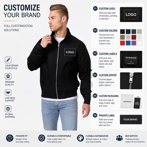 Wholesale Custom Men's Waterproof Breathable <b>Running</b> Rain Winter Streetwear <b>Fleece</b> Jacket Hooded Reversible Embroidered Stand - Product Image 6