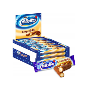 Milkyy Wayy Crispy Rolls 22.5g por 100g, 54g de azúcar, 6.8g de proteína para una experiencia de snack dulce y satisfactoria. Suministro al por mayor. - Product Image 4