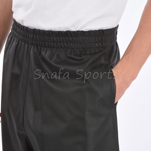 Shorts en cuir véritable pour homme, respirants, coupe slim, mode masculine, haute qualité - Product Image 3