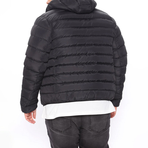 Veste matelassée unisexe personnalisée de haute qualité, style décontracté, col montant brillant, à capuche, vente en gros, toutes tailles - Product Image 6