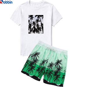 ชุดเซ็ตเสื้อผ้าลำลองใส่สบาย ระบายอากาศได้ดี สำหรับทุกเพศ ผลิตจากโพลีเอสเตอร์ คอลเลคชั่นใหม่ประจำฤดูร้อน รับผลิตตามแบบ ชุดจ็อกเกอร์ไซส์ใหญ่พิเศษสำหรับผู้ชาย - Product Image 3