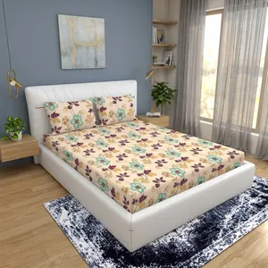 Drap de lit en microfibre Premium Rose Pêche 118 GSM Doux Uni Moderne Écologique Durable pour une Décoration de Chambre Élégante au Quotidien - Product Image 4