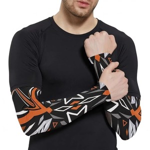 Manchons de bras unisexes en polyester 100 % respirant et léger, nouveau design élégant, meilleure qualité, nouvelle arrivée, sublimation - Product Image 5