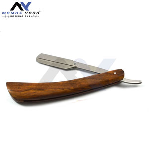 ร้านตัดผมโกนหนวดสุดหรูสำหรับผู้ชาย มีดโกนแบบ Shavette แบบสั่งทำพิเศษ รับผลิตแบบ OEM/ODM พร้อมโลโก้ สำหรับโกนหนวด เครา ใบหน้า บิกินี่ และใต้วงแขน - Product Image 4