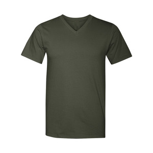 T-shirt décontracté d'été pour homme, col rond uni, 100 % coton tricoté, manches courtes, respirant et séchage rapide – Meilleure vente - Product Image 6