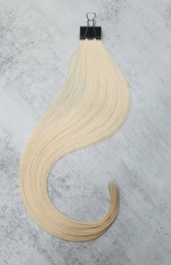 Extensions de cheveux naturels Remy vietnamiens à bandes adhésives, lisses, bruns, trame simple, pointes pleines, 36 pouces, double épaisseur - Product Image 3