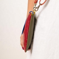 Sacs de protection pour téléphone portable en cuir véritable de haute qualité, personnalisés, multicolores, pour femmes, à porter en bandoulière ou sur la poitrine, vente en gros