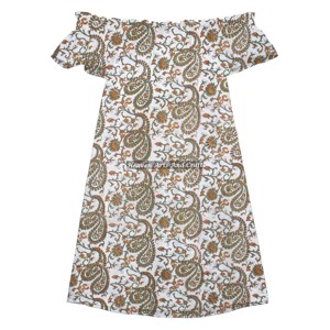 Vestido Casual Corto de Algodón con Hombros Descubiertos, Elegante, Sexy y Estilizador, de Moda Sencilla, Novedad 2026, Superventas - Product Image 2