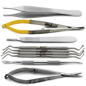 Kit de microchirurgie parodontale MEDSPO, instruments en acier inoxydable réutilisables, ensemble d'instruments manuels pour usage hospitalier, comprend une curette chirurgicale - Product Image 1