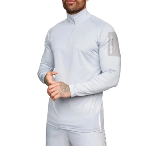 T-shirt de compression personnalisé en gros pour hommes – Respirant, séchage rapide, confortable, idéal pour le sport et la gym (Rash Guard) - Product Image 4