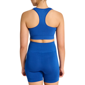 TRIMMY Sports <b>Bra</b> Royal <b>Blue</b> High Support Eco-Friendly Seamless Quick Dry Breathable Workout Yoga Gym Wear Women's Girls' - Product Image 2