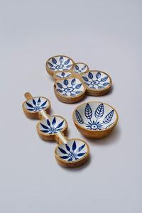 Tazón de madera rústico con estampado de granja, plato de madera con estampado de grano natural para cocina y decoración del hogar, venta al por mayor - Product Image 3