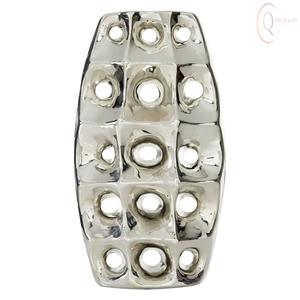 แจกันโลหะสไตล์ร่วมสมัยสำหรับตกแต่งบ้านและพื้นที่เชิงพาณิชย์ แข็งแรงทนทานและมีรูปลักษณ์สวยงาม - Product Image 2