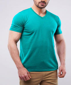 เสื้อยืดคอกลมแขนสั้นผู้ชาย ผ้าโพลีเอสเตอร์/คอตตอน ระบายอากาศได้ดี เป็นมิตรกับสิ่งแวดล้อม พิมพ์โลโก้ได้ตามต้องการ ดีไซน์เรียบง่าย น้ำหนัก 220 กรัม ทรงปกติ - Product Image 3