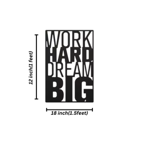 Arte Metálico Motivacional para Pared |   Decoración de Pared Art Deco Hecha a Mano |   Arte Mural Metálico Moderno con Opciones Personalizadas - Product Image 2