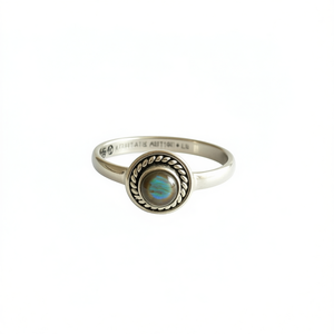 <b>Dainty</b> 2.7 Grams Labradorite Fine <b>Ring</b> - Product Image 2