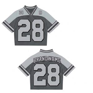Camisetas de Fútbol Retro Casuales Personalizadas OEM para Hombre, Camisetas Holgadas, Versátiles, Transpirables y Cortas a Precio Razonable - Product Image 5