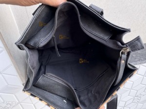 Unique Designer Women's Hair On Hide Leather <b>Small</b> Tote Bag Handmade Animal Leather Western Style Real Leather Fashionable Bag - Product Image 6