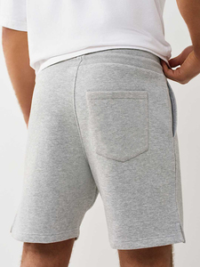 Shorts de bain décontractés pour hommes, personnalisés OEM, en tissu texturé toile respirant à séchage rapide, avec cordon de serrage, pour le sport et la plage - Product Image 4