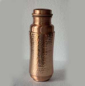 Lightweight Copper Water <b>Bottle</b> for Convenient Portability & Offering a <b>Blend</b> of Style & Tradition and Health Benefits Metal - Product Image 4