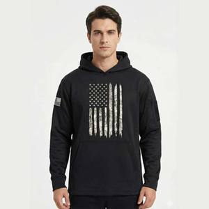 Sudadera con Capucha Deportiva para Hombre, Mezcla de Poliéster y Algodón, Sudadera con Logotipo Personalizado, Sudadera Cálida de Forro Polar, Ropa Casual de Calle con Capucha para Invierno - Product Image 1