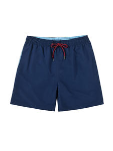 Traje de Baño Casual para Hombre, Cintura Media, Color Sólido, Forrado, Secado Rápido, Pantalones de Playa Transpirables, Estilo Wing-in, OEM, 100% Poliéster - Product Image 5