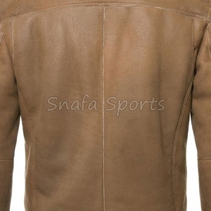 Super Quality Top Rated Men's <b>Shearling</b> Leather Winter <b>Jacket</b> Plus Size Biker Faux Fur <b>Bomber</b> <b>Jacket</b> Wholesale OEM Custom - Product Image 5