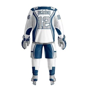 Ensembles d'uniformes de hockey sur glace personnalisables, respirants, à séchage rapide, 100 % polyester, imprimés, à prix abordable et très vendus - Product Image 3