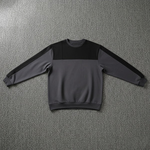 Custom Logo Unisex <b>Thick</b> <b>Fleece</b> Crewneck Sweatshirt Loose Fit Long Sleeve Pullover - Product Image 6