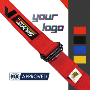 Ceinture de sécurité TBRACING ECO-A Taiwan à libération rapide en aluminium à 6 points, en polyester, légère, certifiée FIA, harnais de course - Product Image 3