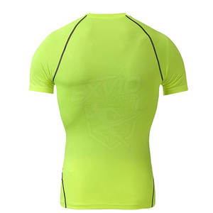 Vêtements de sport respirants pour hommes, t-shirts de compression, vente chaude, t-shirts de compression légers pour hommes - Product Image 2