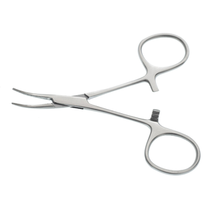 Hartmanns Mosquito Forceps 3.5 Inch Curved Extra Delicate Surgical Hemostatic Instrument Stainless Steel <b>Precision</b> <b>Tool</b> - Product Image 1