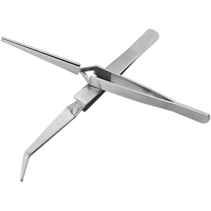 Pince à épiler pour manucure et nail art, en acier à haute teneur en carbone, à verrouillage croisé, 4,7 pouces, pour salon de beauté, vente chaude - Product Image 4