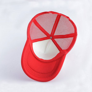 Gorra de malla de perfil alto unisex, gorra deportiva tipo camionero, venta al por mayor, logotipo bordado personalizado, gorra de espuma tipo camionero - Product Image 4