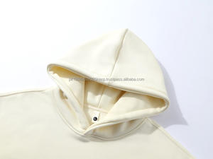 Vente en gros de sweat à capuche de qualité avec impression bouffante en coton épais pour hommes pull de luxe surdimensionné à impression personnalisée sweats à capuche en coton personnalisés - Product Image 4