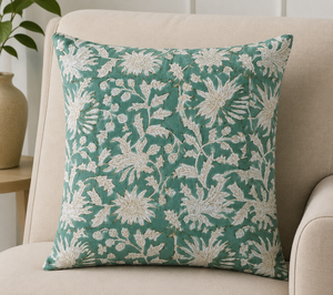 Handmade Cotton Printed Cushion Cover Boho Indian Pillowcase Floral Sofa <b>Pillow</b> Home <b>Decor</b> Decorative <b>Pillow</b> Cover - Product Image 6