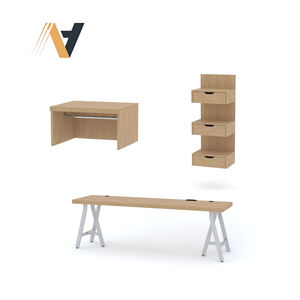 Ensemble de meubles d'hôtellerie comprenant un lit, un bureau et une armoire pour les projets de chambre d'hôtel Hampton by Hilton - Product Image 3