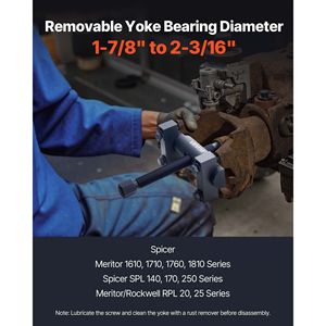 Heavy Duty Automotive Yoke <b>Puller</b> Kit Class 6-8 Transportation Trucks Equipment Gear <b>Puller</b> K - Product Image 3